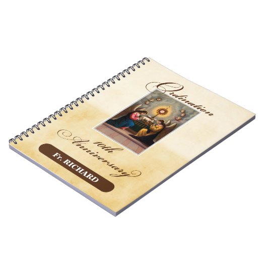 Personaliseer, 10th Ordination Jubileum Angels Notitieboek (Linkerzijde)