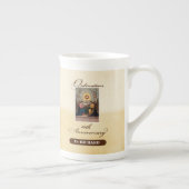 Personaliseer, 10th Ordination Jubileum Angels Porselein Kop (Rechts)