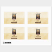 Personaliseer, 10th Ordination Jubileum Angels Rechthoekige Sticker (Vel)
