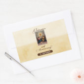 Personaliseer, 10th Ordination Jubileum Angels Rechthoekige Sticker (Envelop)