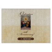 Personaliseer, 10th Ordination Jubileum Angels Snijplank (Voorkant)