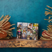 Personaliseer 11 foto's Modern Chic Lieve Opa Fotoplaat (Zijkant)