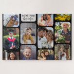 Personaliseer 11 foto's Modern Chic Lieve Opa Legpuzzel<br><div class="desc">Elegante en moderne fotoweergave die een geweldig cadeau zal zijn voor elke gelegenheid en voor iedereen: bruiloft, familie, vrienden en beste vrienden, grootouders, Valentijnsdag. Voor de beste resultaten bij het personaliseren van dit ontwerp, probeer dezelfde indeling te gebruiken als de sjabloon gebruikt: verticaal als het verticaal is, vierkant als het...</div>