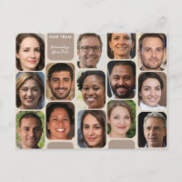 Personaliseer 14 foto's Klasse taupe Modern Onze t