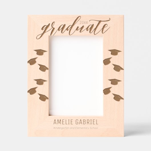 Personaliseer 2025 Afstuderen Pet gegraveerd Foto (Voorkant)