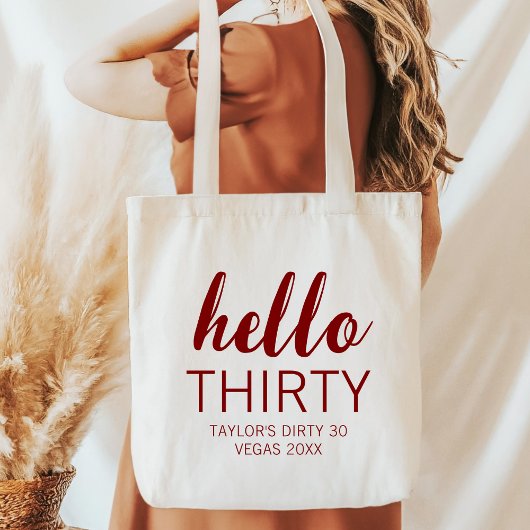 Personaliseer 20e 30e 40e 50e Verjaardag Groep Squ Tote Bag