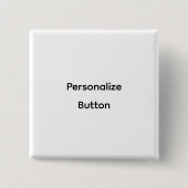 Personaliseer 2 inch vierkante button 5,1 cm (Voorkant)