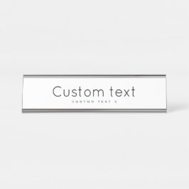 Personaliseer 2" x 8" bureau naambordje