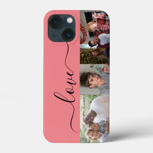 Personaliseer 3 foto en tekst  Case-Mate iPhone case (Achterkant)