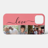 Personaliseer 3 foto en tekst  Case-Mate iPhone case (Achterkant (horizontaal))