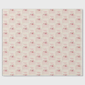 Personaliseer, 40e Jubileum Nun, Roze en Cadeaupapier (Vlak)