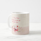 Personaliseer, 40e Jubileum Nun, Roze en Koffiemok (Voorkant links)