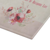 Personaliseer, 40e Jubileum Nun, Roze en Snijplank (Hoek)