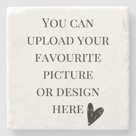 Personaliseer 4"x 4"marmer stenen onderzetter