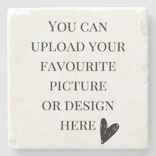 Personaliseer 4"x 4"marmer stenen onderzetter