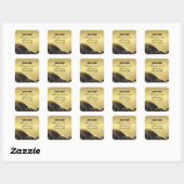Personaliseer, 50ste huwelijksjubileum Religieus Vierkante Sticker (Vel)