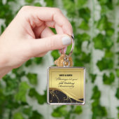 Personaliseer, 50ste huwelijksverjaardag Religieus Sleutelhanger (Hand)