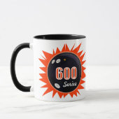 Personaliseer 600 Bowling Serie, Bal Grafische Kun Mok (Links)