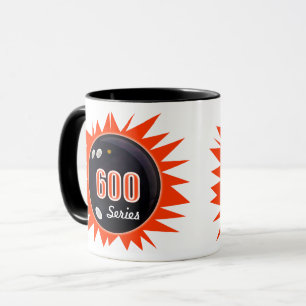 Personaliseer 600 Bowling Serie, Bal Grafische Kun Mok