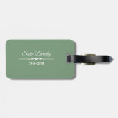 Personaliseer 60 jaar godsdienstig beroep bagagelabel (Achterkant horizontaal)