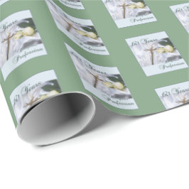 Personaliseer 60 jaar godsdienstig beroep cadeaupapier