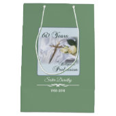 Personaliseer 60 jaar godsdienstig beroep medium cadeauzakje (Achterkant)