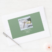 Personaliseer 60 jaar godsdienstig beroep rechthoekige sticker (Envelop)