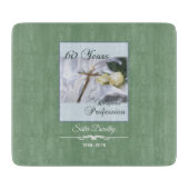 Personaliseer 60 jaar godsdienstig beroep snijplank (Voorkant)