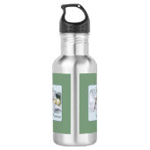 Personaliseer 60 jaar godsdienstig beroep waterfles  (Achterkant)