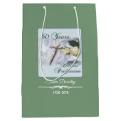 Personaliseer, 60 jaar religieus beroep medium cadeauzakje (Voorkant)