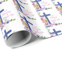 Personaliseer, 60ste verjaardag non religieus leve cadeaupapier