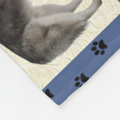 Personaliseer 6 FOTOsjabloon Fleece Deken (Hoek)