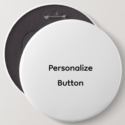 Personaliseer 6 inch ronde button 6,0 cm (Voorkant /achterkant)