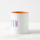 Personaliseer 6 Letter Regenboog Mok (Midden)