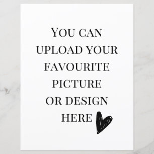 Personaliseer 8,5 inch x 11-inch behuizing kaart- 