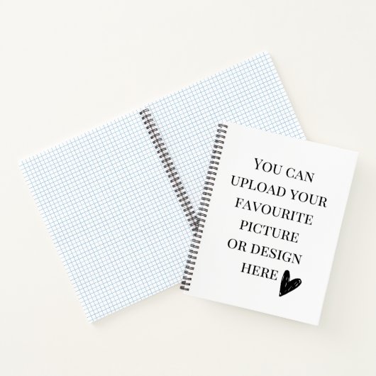 Personaliseer 8,5 inch x 11 inch spiraal notitieboek (Binnen)