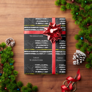 Personaliseer 911-dispatcher cadeaupapier