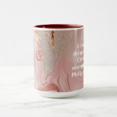 Personaliseer aangepaste bijbelschrift koffie Mok (Midden)