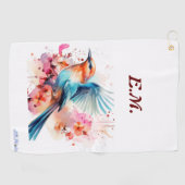 Personaliseer aangepaste golfhanddoek (Horizontaal)