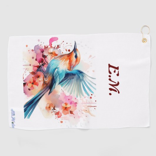 Personaliseer aangepaste golfhanddoek (Horizontaal)