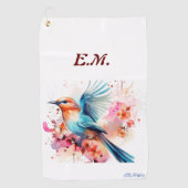 Personaliseer aangepaste golfhanddoek (Voorkant)