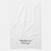 Personaliseer Aangepaste Naam familie zakelijke wi Theedoek (Verticaal)