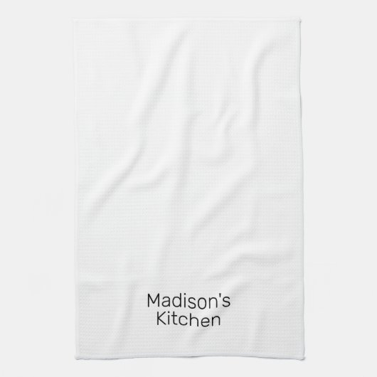 Personaliseer Aangepaste Naam familie zakelijke wi Theedoek (Verticaal)