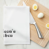 Personaliseer Aangepaste Naam zakelijke winkel Theedoek (Quarter Fold)