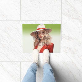 Personaliseer Aangepaste Photo Area Rug horizontaa Deurmat