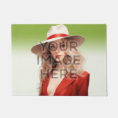 Personaliseer Aangepaste Photo Area Rug horizontaa Deurmat (Voorkant)