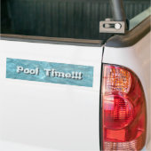 Personaliseer: Abstract zwembadwater Bumpersticker (Op Truck)