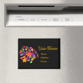 Personaliseer Adverteer Vioolleraar Magneet (Insitu (Vaatwasser))
