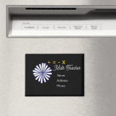 Personaliseer Adverteer Wiskunde Lerarensymbolen Magneet (Insitu (Vaatwasser))