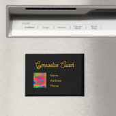 Personaliseer Adverteren Gymnastiek Coach Magneet (Insitu (Vaatwasser))